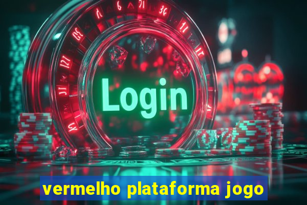 vermelho plataforma jogo